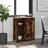 Image de vidaXL Buffet chêne fumé 70x30x80 cm bois d'ingénierie