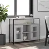 Image de vidaXL Buffet sonoma gris 100x35x80 cm bois d'ingénierie