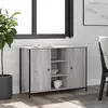 Image de vidaXL Buffet sonoma gris 100x35x70 cm bois d'ingénierie