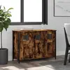 Image de vidaXL Buffet chêne fumé 100x35x70 cm bois d'ingénierie