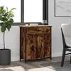 Image de vidaXL Buffet chêne fumé 70x30x80 cm bois d'ingénierie