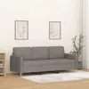 Image de vidaXL Canapé à 3 places Taupe 180 cm Tissu