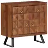 Image de vidaXL Armoire à tiroirs marron miel 70x35x70 cm bois massif d'acacia