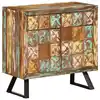 Image de vidaXL Armoire à tiroir multicolore 70x35x70 cm bois de récupération