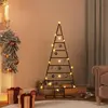 Image de vidaXL Arbre de Noël en métal pour décoration noir 125 cm