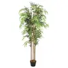 Image de vidaXL Bambou artificiel 730 feuilles 120 cm vert