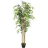 Image de vidaXL Kunstplant bamboe 1095 bladeren 150 cm groen