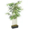 Image de vidaXL Kunstplant bamboe 730 bladeren 120 cm groen