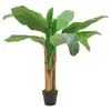 Image de vidaXL Bananier artificiel 9 feuilles 120 cm vert