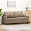 Image de vidaXL Canapé à 2 places Cappuccino 140 cm Similicuir