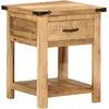 Image de vidaXL Table de chevet 40x40x50 cm bois de manguier massif