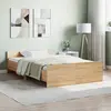 Image de vidaXL Cadre de lit sans matelas chêne sonoma 120x200 cm