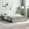 Image de vidaXL Cadre de lit sans matelas gris béton 120x200 cm