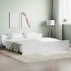 Image de vidaXL Cadre de lit sans matelas blanc 180x200 cm