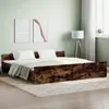 Image de vidaXL Cadre de lit sans matelas chêne fumé 180x200 cm