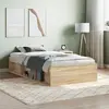 Image de vidaXL Cadre de lit sans matelas chêne sonoma 100x200 cm
