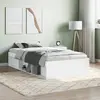 Image de vidaXL Cadre de lit sans matelas blanc 90x190 cm