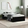 Image de vidaXL Cadre de lit sans matelas noir 90x190 cm