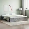 Image de vidaXL Cadre de lit sans matelas gris béton 180x200 cm