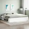 Image de vidaXL Cadre de lit sans matelas blanc 200x200 cm