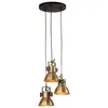 Image de vidaXL Lampe suspendue 25 W laiton antique 30x30x100 cm E27