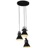 Image de vidaXL Lampe suspendue 25 W noir 30x30x100 cm E27