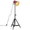 Image de vidaXL Lampadaire 25 W rouge délavé 35x35x65/95 cm E27