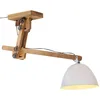 Image de vidaXL Plafonnier 25 W blanc 105x30x65-108cm E27