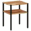 Image de vidaXL Table d’appoint 35x35x45 cm bois massif d'acacia et fer