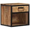 Image de vidaXL Table de chevet 40x35x40 cm bois de manguier massif