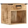 Image de vidaXL Table de chevet 40x30x37 cm bois de manguier massif