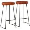 Image de vidaXL Tabourets de bar Gavin lot de 2 44x37,5x78 cm