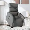 Image de vidaXL Fauteuil inclinable électrique gris foncé tissu