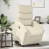 Image de vidaXL Fauteuil inclinable Crème Similicuir