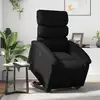 Image de vidaXL Fauteuil inclinable électrique noir similicuir