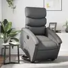 Image de vidaXL Fauteuil inclinable électrique gris similicuir