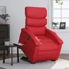 Image de vidaXL Fauteuil inclinable électrique rouge similicuir