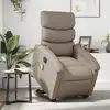 Image de vidaXL Fauteuil inclinable de massage électrique cappuccino similicuir