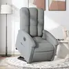 Image de vidaXL Fauteuil inclinable électrique gris clair tissu