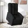 Image de vidaXL Fauteuil inclinable électrique noir tissu