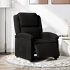 Image de vidaXL Fauteuil inclinable électrique Noir Tissu