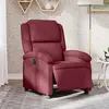 Image de vidaXL Fauteuil inclinable électrique Rouge bordeaux Tissu