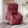 Image de vidaXL Fauteuil inclinable électrique rouge bordeaux tissu
