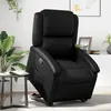 Image de vidaXL Fauteuil inclinable Noir Similicuir
