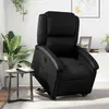 Image de vidaXL Fauteuil inclinable électrique noir similicuir