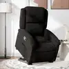 Image de vidaXL Fauteuil inclinable Noir Velours