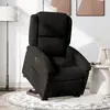Image de vidaXL Fauteuil inclinable électrique noir velours