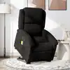 Image de vidaXL Fauteuil inclinable de massage électrique noir velours
