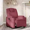 Image de vidaXL Fauteuil inclinable électrique Rouge bordeaux Tissu