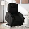 Image de vidaXL Fauteuil inclinable électrique noir tissu